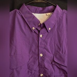 PFG Purple Fishing Shirt with Cooling Tech Size 2XL